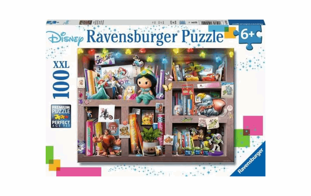 Ravensburger Collector's Puzzle 100XXL featuring Disney characters with vibrant colors and detailed design
