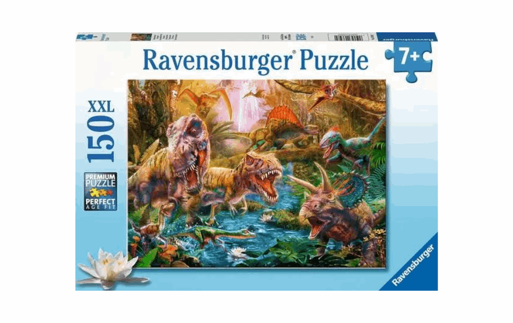 Ravensburger children's dinosaur jigsaw puzzle 150 pieces featuring vibrant dinosaur artwork
