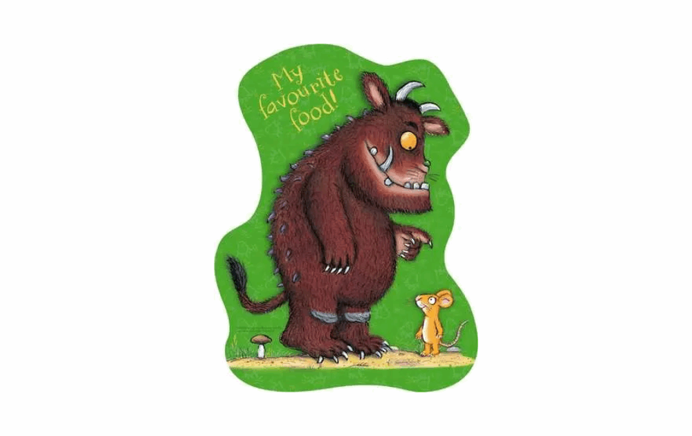 Ravensburger Gruffalo jigsaw puzzles featuring the iconic Gruffalo character and Mouse design