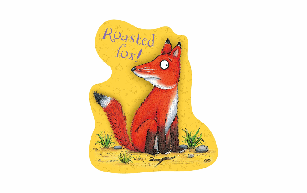 Ravensburger Gruffalo jigsaw puzzles featuring a playful red fox design for kids