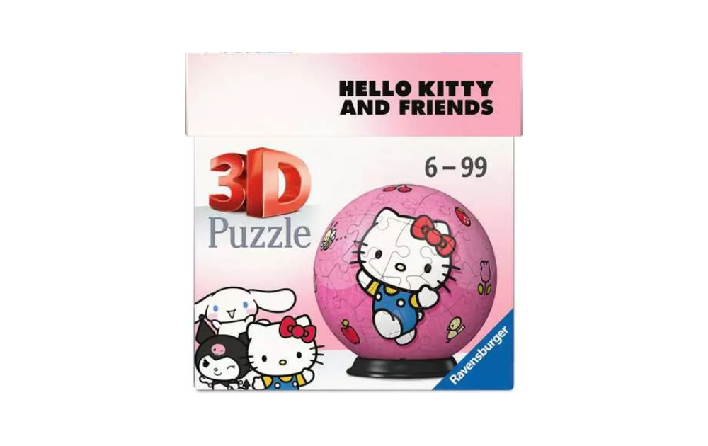 Hello Kitty 54 Piece Globe 3D Puzzle by Ravensburger