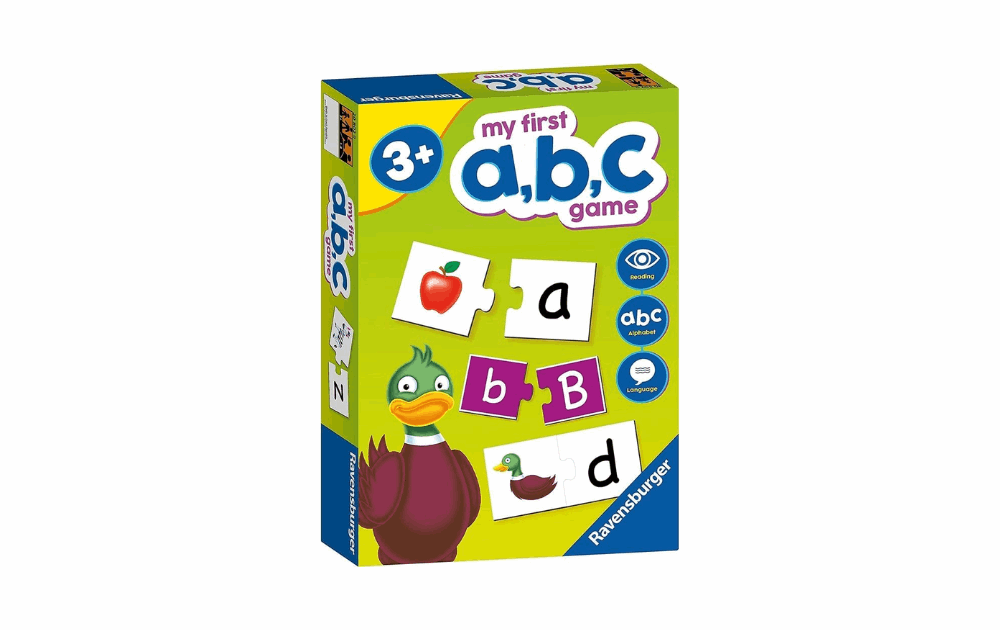 My First ABC Ravensburger jigsaw puzzle game designed for children aged 3 and up