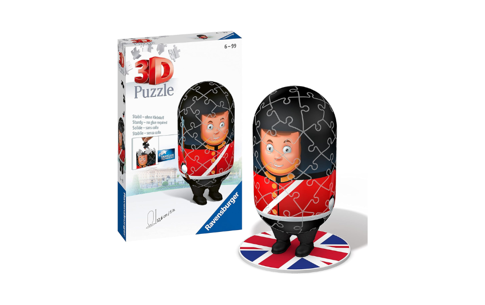3D Jigsaw Royal Guard Ravensburger puzzle with 59 pieces and vibrant character design
