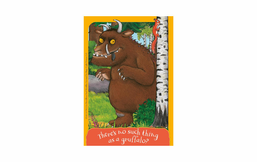 Ravensburger Children's The Gruffalo first puzzles featuring the iconic Gruffalo character in a colorful forest setting