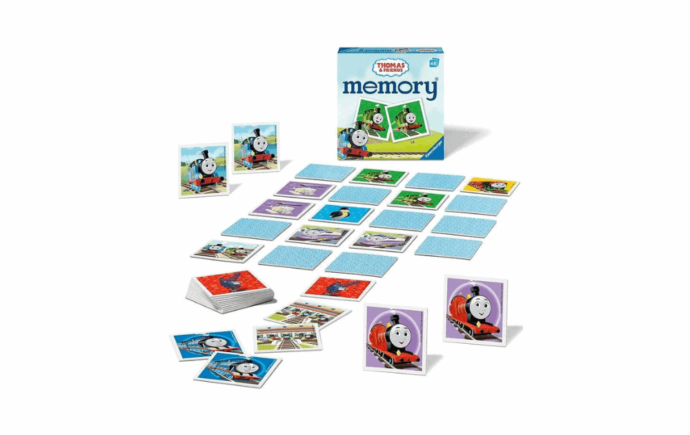 Ravensburger Children's Thomas & Friends memory game with colorful cards for fun learning
