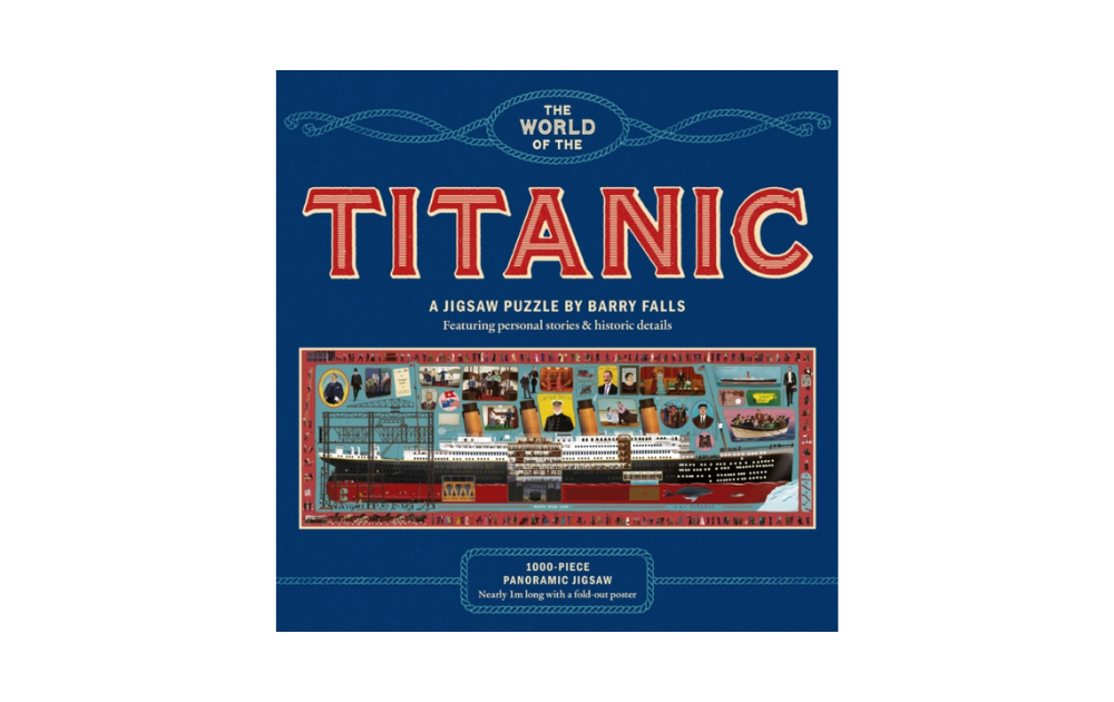 The World of the Titanic 1000 piece jigsaw puzzle featuring personal stories and historic details
