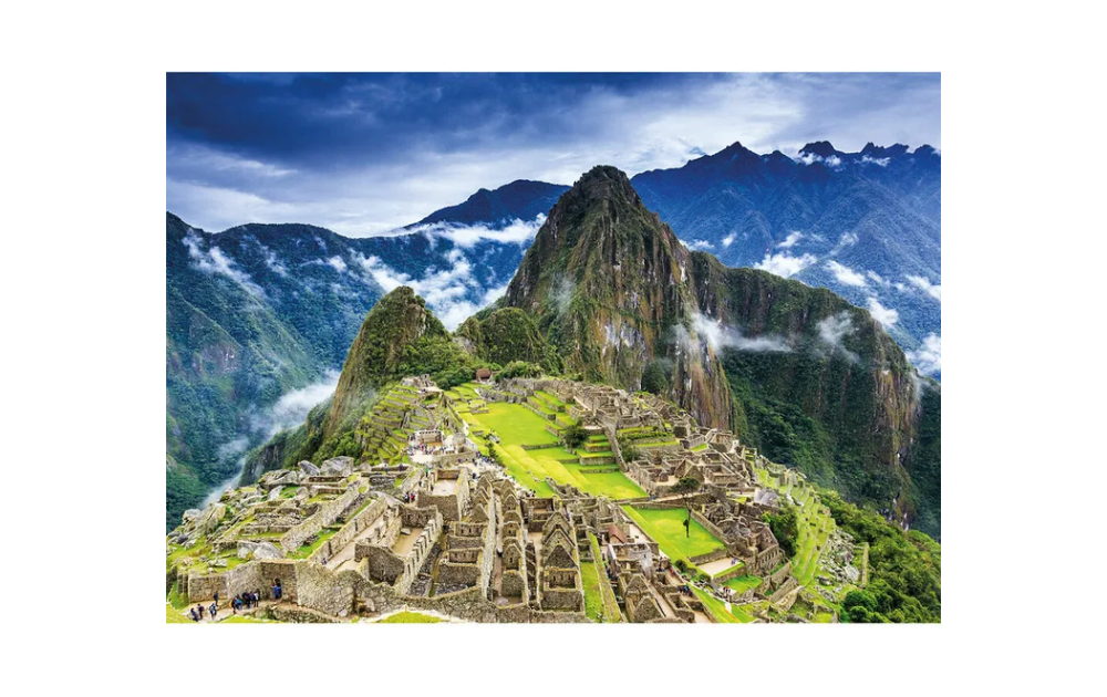 Wentworth Machu Picchu puzzle featuring a detailed and vibrant aerial view of the ancient Incan city
